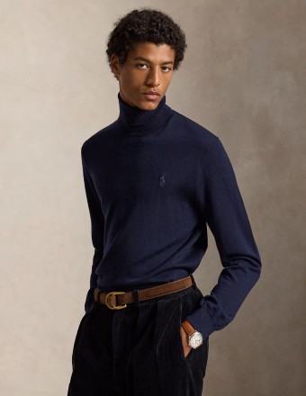 WASHABLE WOOL ROLLNECK JUMPER