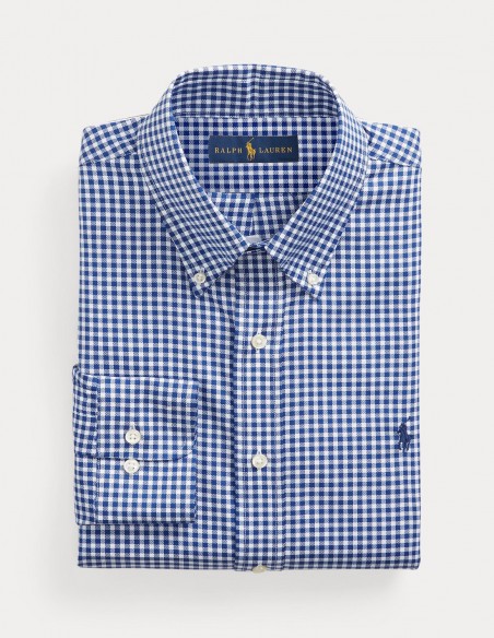 ΠΟΥΚΑΜΙΣΟ CUSTOM FIT GINGHAM OXFORD