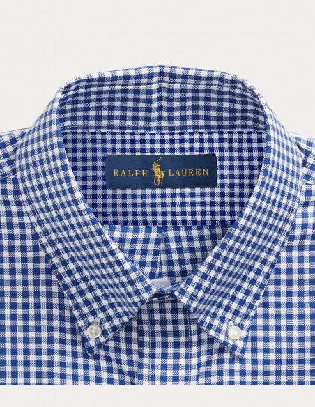 CUSTOM FIT GINGHAM OXFORD SHIRT