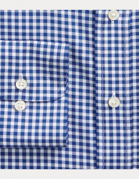 ΠΟΥΚΑΜΙΣΟ CUSTOM FIT GINGHAM OXFORD