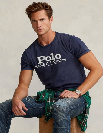 T-SHIRT WITH POLO RALPH...