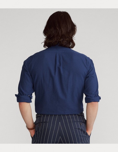 SLIM FIT DOBBY COTTON SHIRT