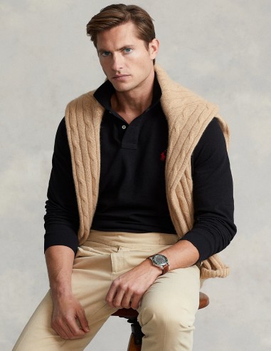 CUSTOM SLIM FIT MESH POLO SHIRT