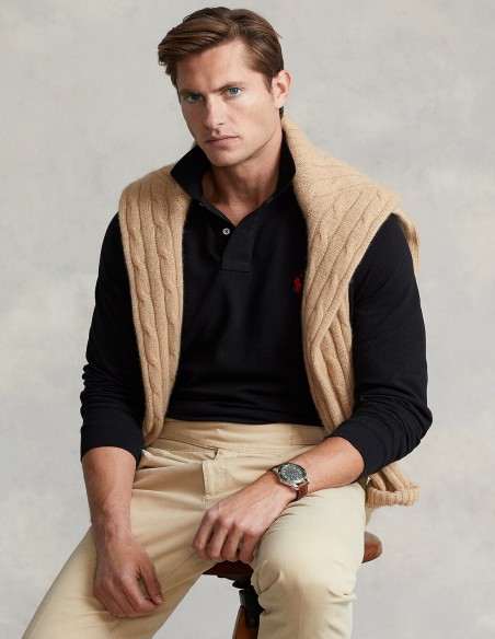 ΜΠΛΟΥΖΑ POLO MESH CUSTOM SLIM FIT