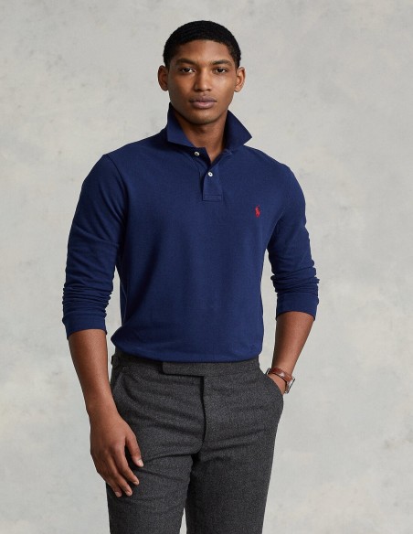 ΜΠΛΟΥΖΑ POLO MESH CUSTOM SLIM FIT
