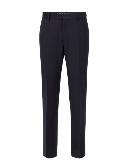 SLIM FIT TROUSERS IN VIRGIN-WOOL SERGE