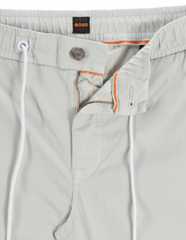 TAPERED-FIT TROUSERS WITH STRETCH