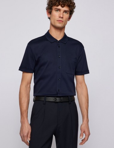 POLO SHIRT WITH FULL PLACKET