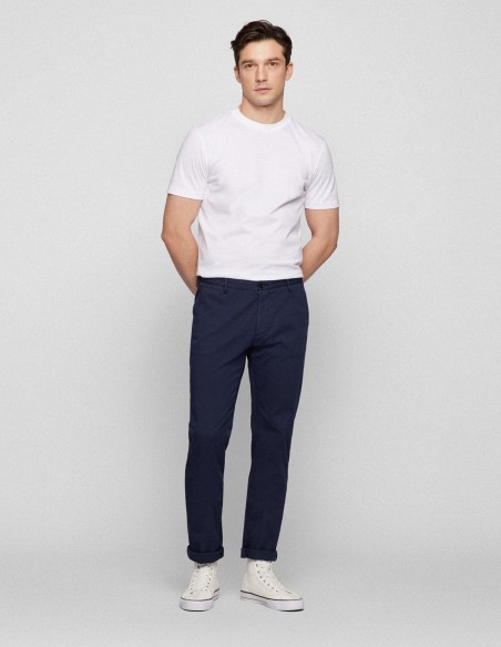 SLIM-FIT CHINOS IN STRETCH COTTON GABARDINE