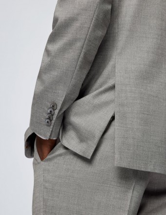 SLIM-FIT JACKET IN MELANGE... 2