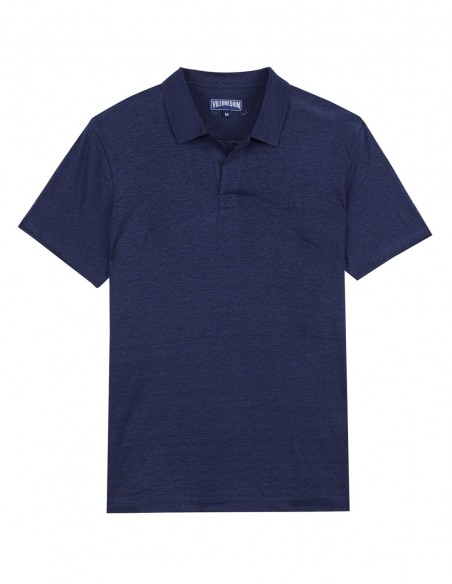LINEN POLO SHIRT