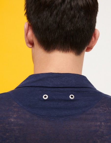 LINEN POLO SHIRT
