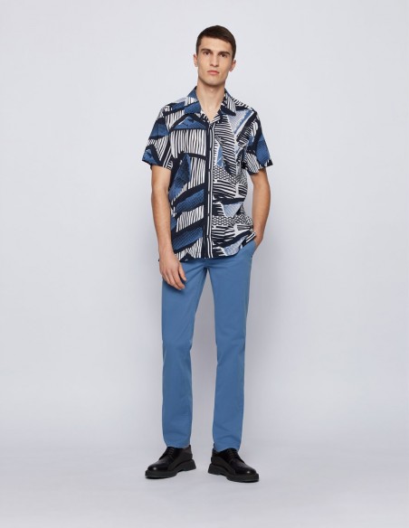 SLIM FIT CASUAL CHINOS IN BRUSHED STRETCH COTTON