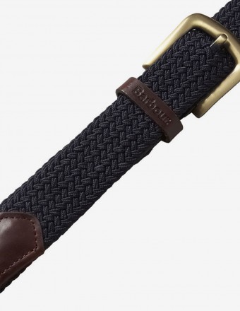 STRETCH WEBBING LEATHER BELT 2