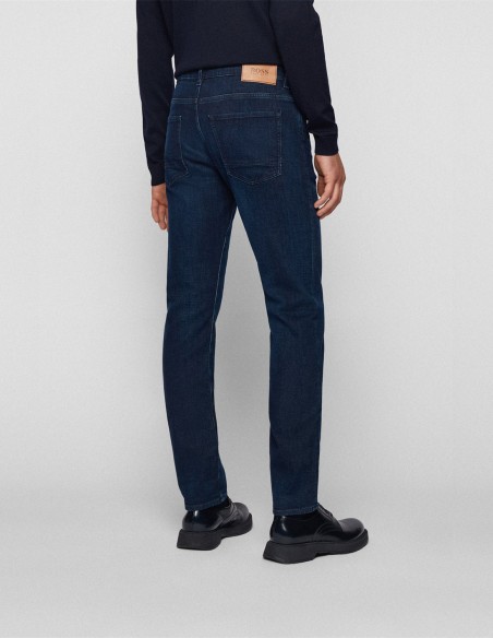 SLIM-FIT JEANS IN CASHMERE-TOUCH DENIM