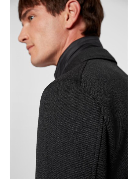 SLIM-FIT COAT WITH DETACHABLE INNER