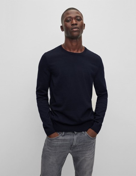 SLIM FIT SWEATER IN VIRGIN WOOL