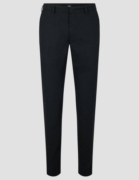 SLIM FIT CHINOS IN MOULINE STRETCH TWILL