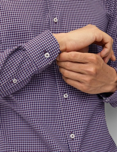 SLIM FIT CHECKED SHIRT