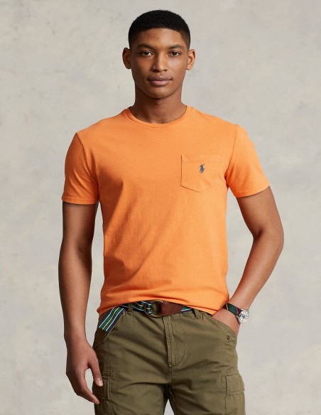 T-SHIRT ΜΕ ΤΣΕΠΗ CUSTOM SLIM