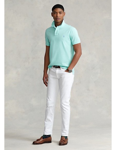 CUSTOM FIT MESH POLO SHIRT