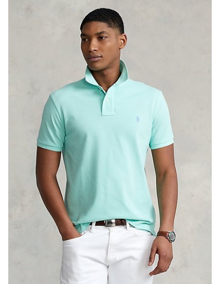 CUSTOM FIT MESH POLO SHIRT