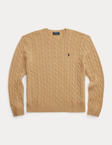 CABLE-KNIT WOOL-CASHMERE JUMPER