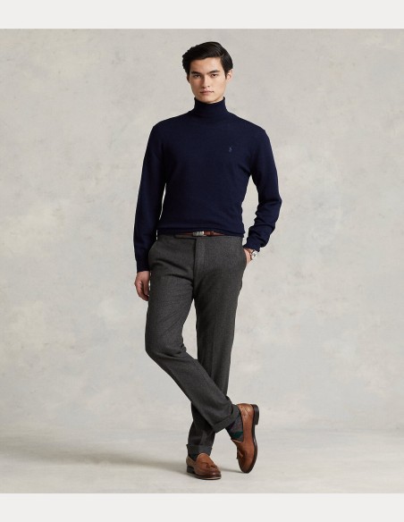 WASHABLE WOOL ROLL NECK JUMPER