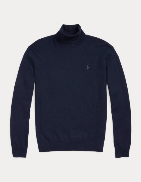 WASHABLE WOOL ROLL NECK JUMPER