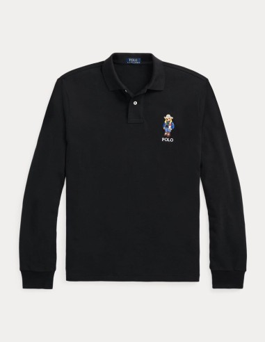 CUSTOM SLIM FIT POLO BEAR POLO SHIRT