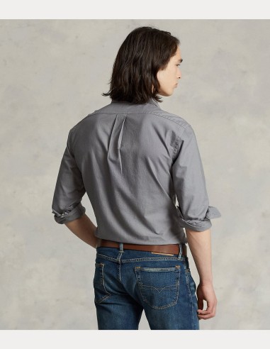 SLIM FIT GARMENT-DYED OXFORD SHIRT