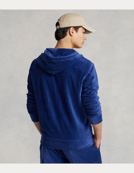 KNIT CORDUROY FULL-ZIP HOODIE