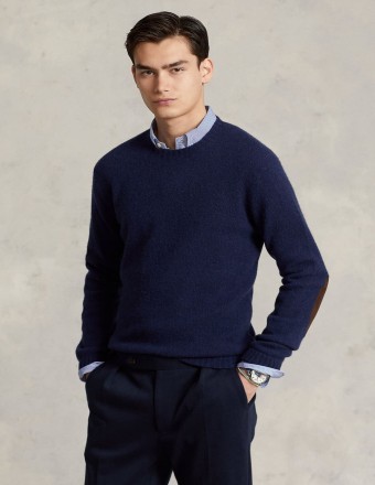 SUEDE-PATCH WOOL-CASHMERE... 2