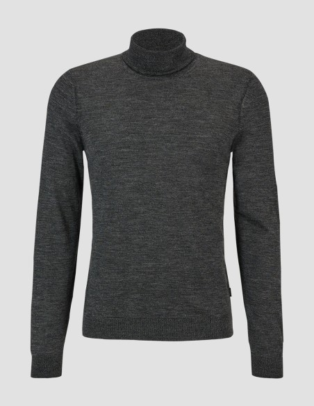 SLIM FIT ROLLNECK SWEATER IN VIRGIN WOOL