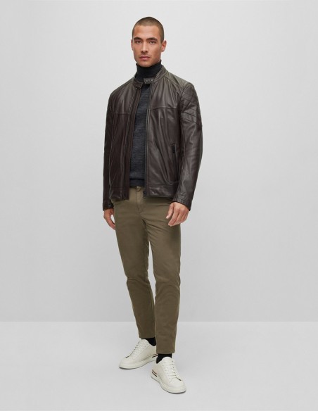 SLIM FIT ROLLNECK SWEATER IN VIRGIN WOOL
