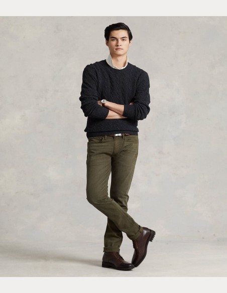 CABLE-KNIT WOOL-CASHMERE JUMPER