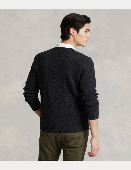 CABLE-KNIT WOOL-CASHMERE JUMPER