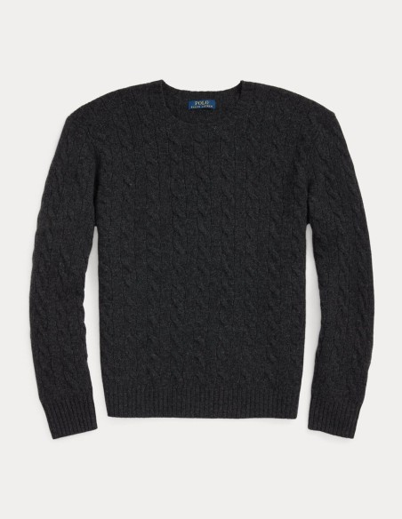 CABLE-KNIT WOOL-CASHMERE JUMPER