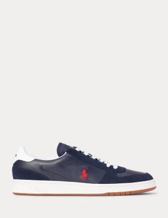 COURT LEATHER SUEDE SNEAKER
