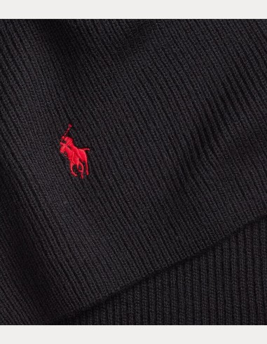 SIGNATURE PONY WOOL SCARF
