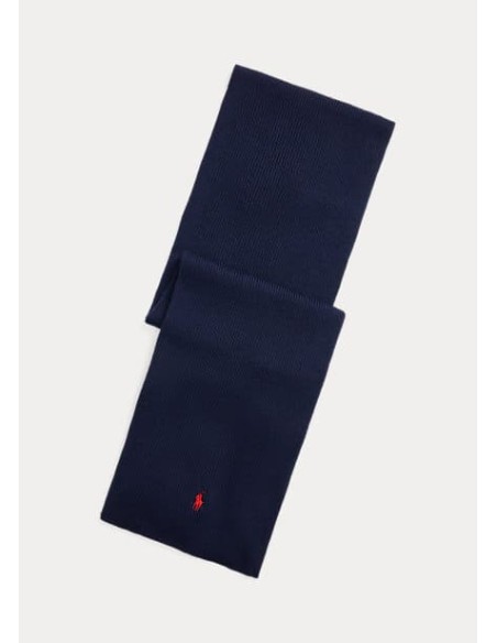 SIGNATURE PONY WOOL SCARF