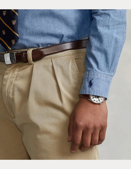 CUSTOM FIT INDIGO CHAMBRAY SHIRT