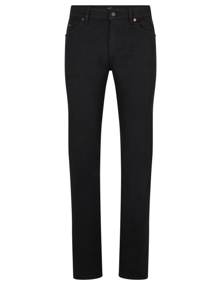 SLIM FIT TROUSERS IN STRETCH COTTON SATIN