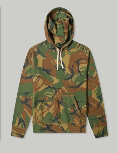 CAMO HOODED FLEECE