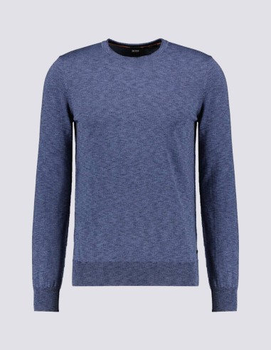 KNITTED COTTON SWEATER SLIM FIT