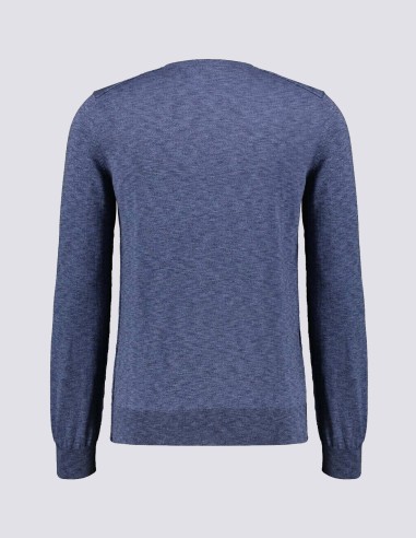 KNITTED COTTON SWEATER SLIM FIT