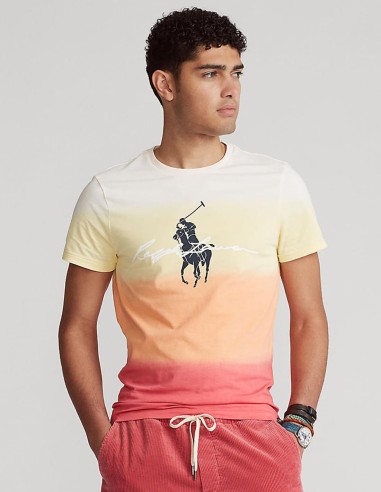 DIP-DYED GRAPHIC T-SHIRT