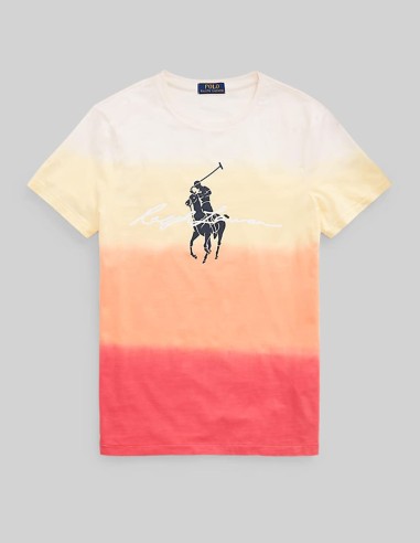 DIP-DYED GRAPHIC T-SHIRT