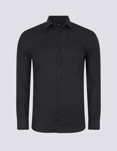 REGULAR FIT LINEN SHIRT