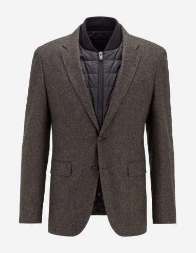 ΣΑΚΑΚΙ SLIM FIT TWEED ΜΕ ΑΠΟΣΠΩΜΕΝΟ...